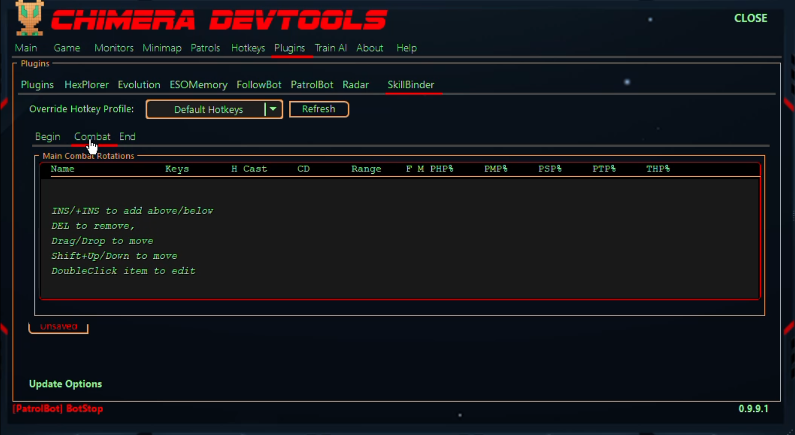 Setting Up Hotkeys