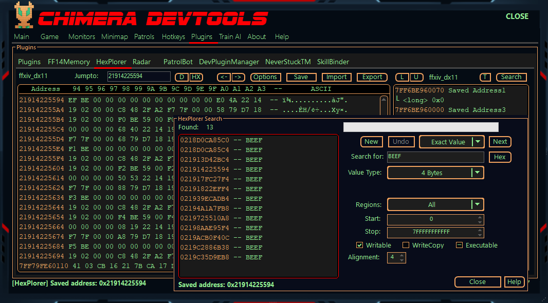 Chimera_Hexplorer_Plugin